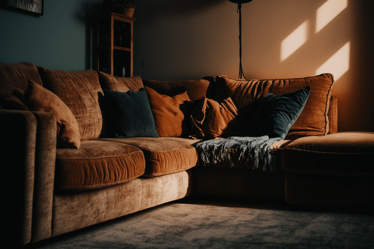 Угловой диван в стиле модерн
